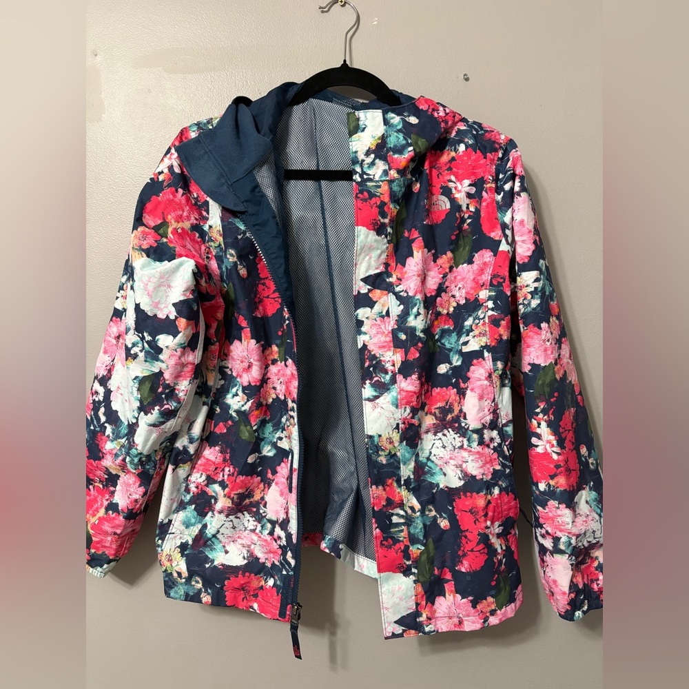 The North Face Women's Floral Ski Jacket - Red, Pink, Blue